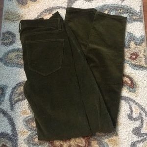 Madewell High Rise Corduroy Pants